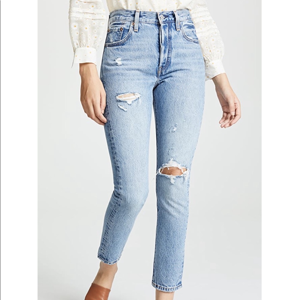 New Levi’s 501 skinny jeans in size 28 (wash: Can’t Touch This)